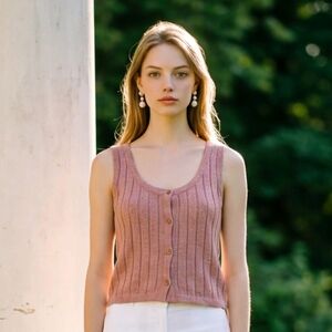 NWT Roxy White Be Sensational Sweater Tank Top